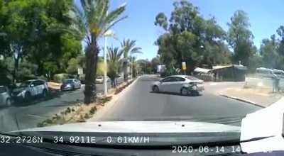 Maybe a spider suddenly crawled inside his shirt?