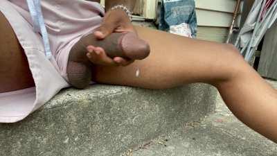 i hope my neighbors watched me dribble this load out