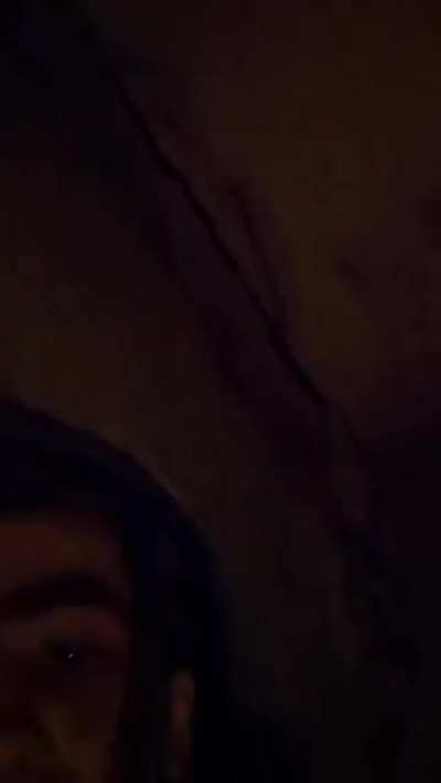 [Translation in comments] Russian soldiers from Caucasus hiding from Ukrainian drones and artillery, receiving orders to advance despite one of them being wounded and unable to walk, June 2025