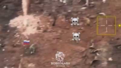 Whole Russian assault group taken out by Ukrainian machine gunner of the 34th Battalion of the 57th Motorized Brigade. Vovchansk. [Posted 07.05.2025]