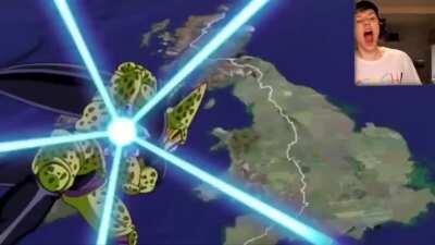 Local british man watches in horror as his country is destroyed