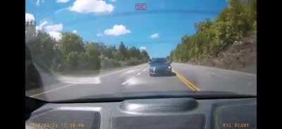 Moron Brakes @ High-speed & Receives a Prize!!!