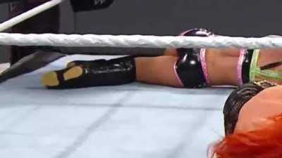 Becky Lynch Dominating Alexa Bliss.