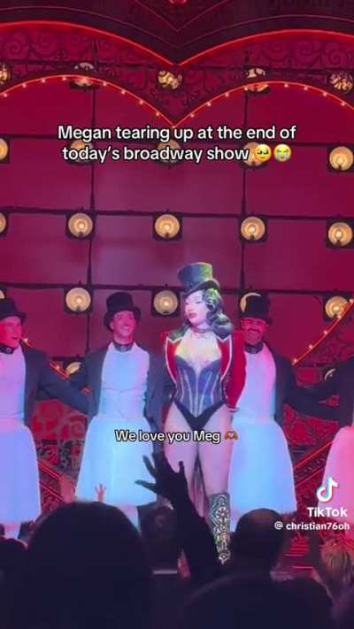 Megan Thee Stallion teared up at the end of her performance in 