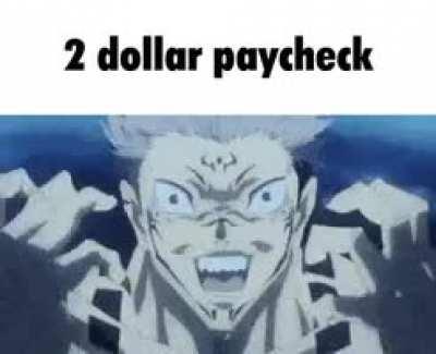 2 dollar paycheck