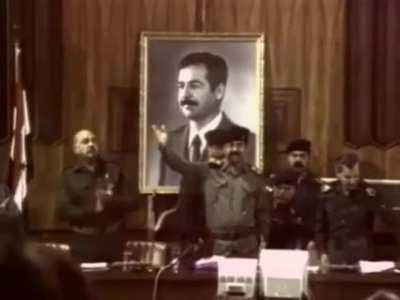 Iraqis after invading and annexing a tiny country with no defenses