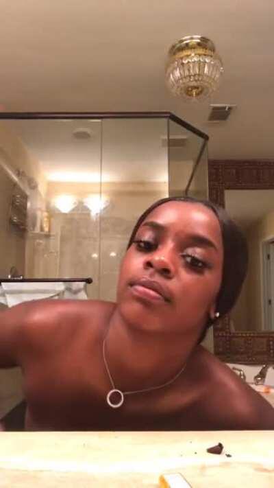 nekkid in the mirror