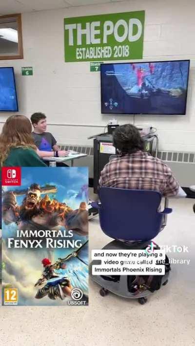 Video Games in English class