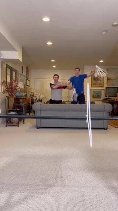 Hanger Hanging. 1 point per revolution, 25 points for a Hang.