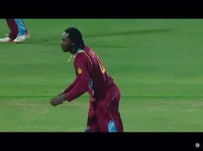 Gayle's way of warning the batter