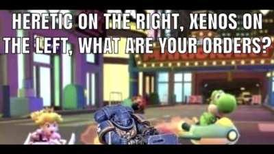 In the Grim Darkness of the 41st Milennium, there is only Kart