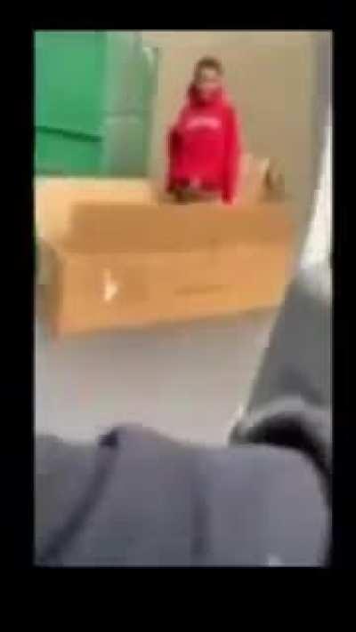 WCGW twiddling yourself in a box behind a business