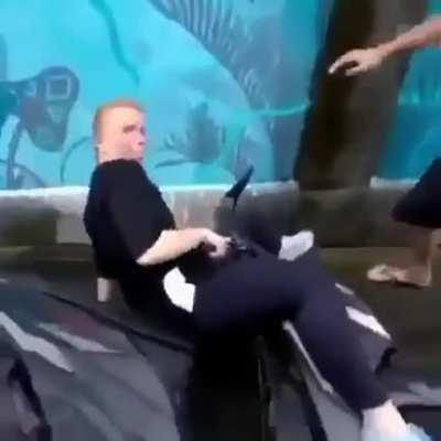 Hard-core parkour......