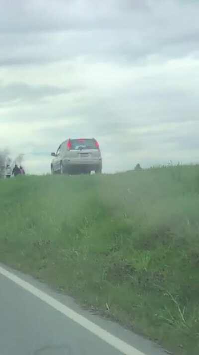 No wonder Richmond drivers get a bad rap. Just a casual drive on the Dyke Trail with the pedestrians and cyclists it’s intended for.