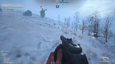 Airhead receiving a warm welcome as it lands on our position