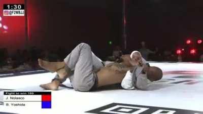 Baret Yoshida with assassin choke.