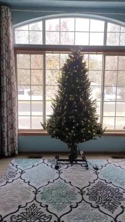 An adjustable Christmas tree