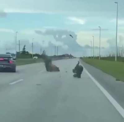 To leave the Porsche behind.