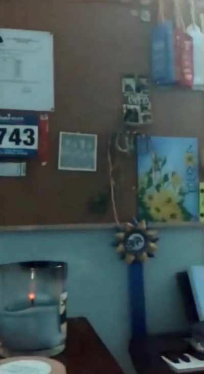 Blowing out a candle