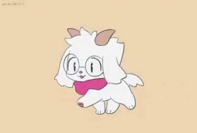 ralsei but hes puppy (By @mochiri_work)