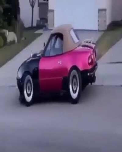 Small car for a big cock