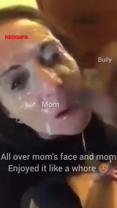 Cum upon mom face