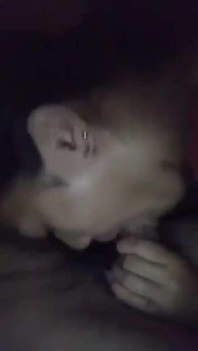 Poly milf gives good head