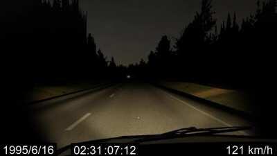 It happened again! Be careful at night