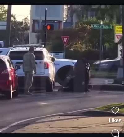 Louisiana cops using deadly force in violent arrest