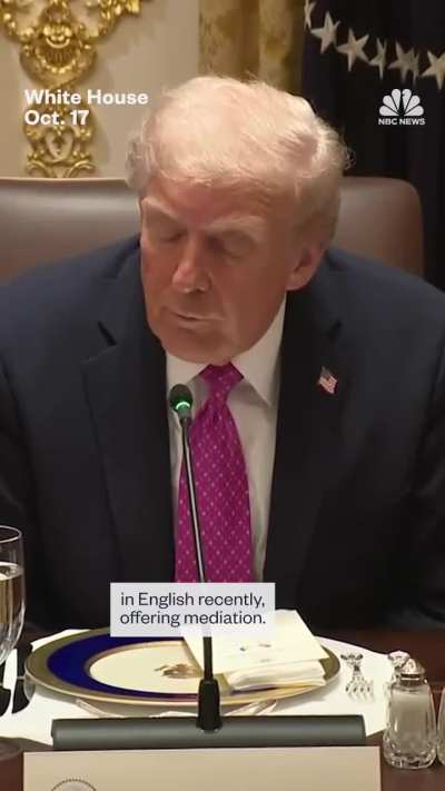 President Trump, when asked about Venezuelan President Maduro’s support of the U.S., said that Maduro offered everything because “he doesn’t want to f--- around with the United States.”: 