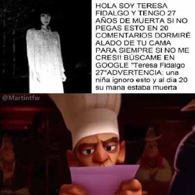 Han pasado 5 años desde que leí eso sigo con el miedo 😔🤘