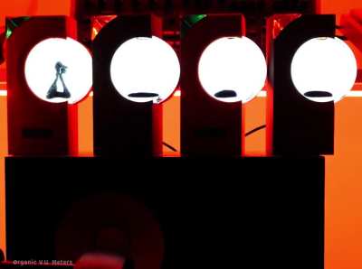 Black tar U.V. meters