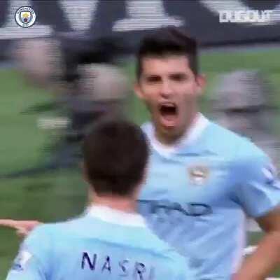 On this day in 2011 Manchester City beat Wigan Athletic 3-0 with Sergio Agüero scoring a hat-trick. The assist for Agüero's third goal was one of David Silva's greatest assists.