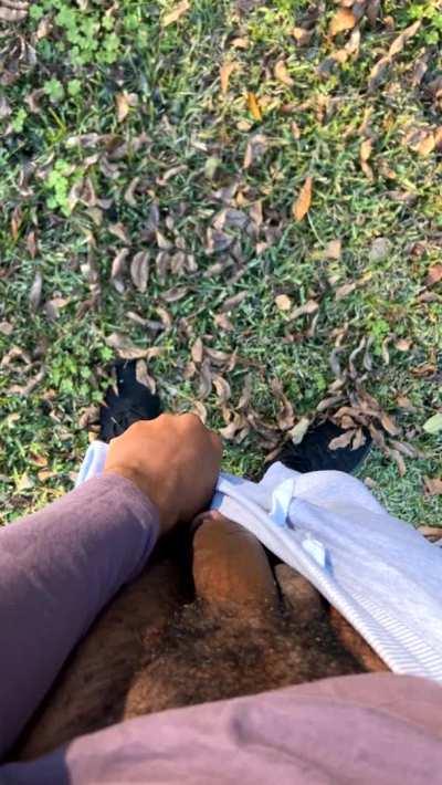 Giving the neighbors a show