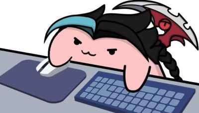 Made A Cute Animated Bongo Cat Kayn For Streams :)