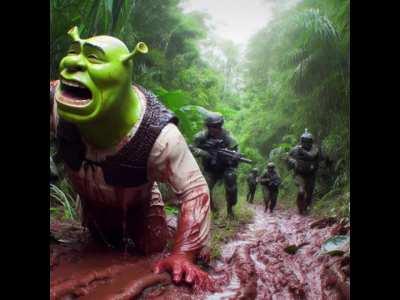 Shrek gets caught by the IRS