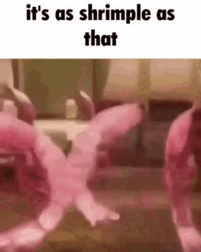 It's as shrimple as that