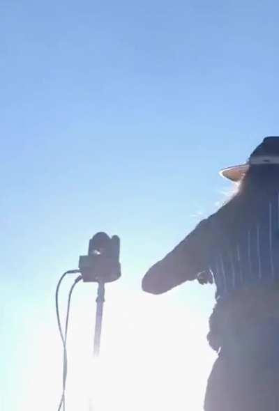 Objects at the rear may be larger than they appear. 🍑