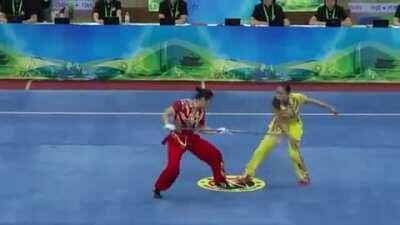 Every damn time you equip a weapon higher than your level. "90% hit chance" smh