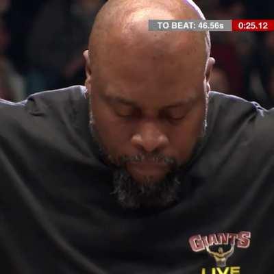 Mark Felix set a new Hercules Hold world record back in 2019 at the age of 52 and is yet to be broken. Each pillar weights about 160 kgs & the challenge is well-known in most Strongest Man competitions.