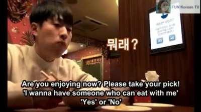 Korean Restaurant for Singles