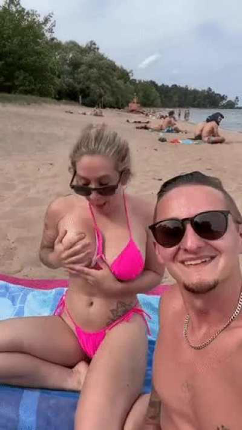 He wanted everyone on the beach to see ;)