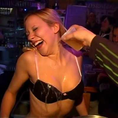 She really wanted that beer