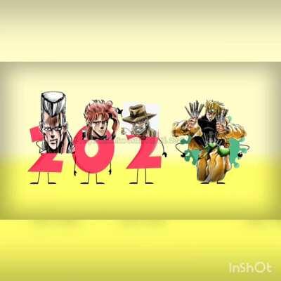 My aunt sent me a cartoon for New Year, I made a shitpost with it.