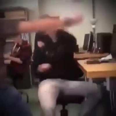 Kids Reaction to his own strength