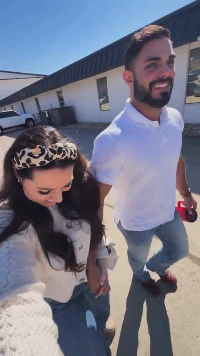 Why is she always filming them walking through parking lots.