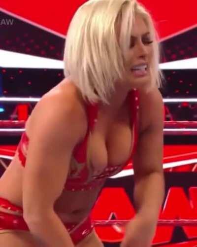 Some possible nip slip of Mandy Rose !!!