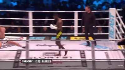 Launched across the ring