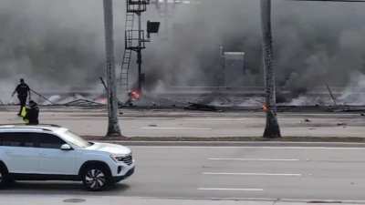 A small plane has crashed in Boca Raton, Florida