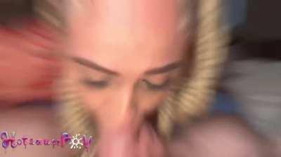 Hot Latina swallows my cock (OC)